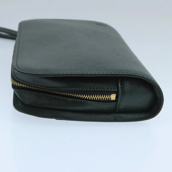 LOUIS VUITTON Taiga Baikal Clutch Bag Epicea M30184 LV Auth th5531 - Picture 8 of 16